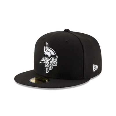 Minnesota Vikings Gorra | New Era NFL 59fifty Fitted Cap Mexico - Negros